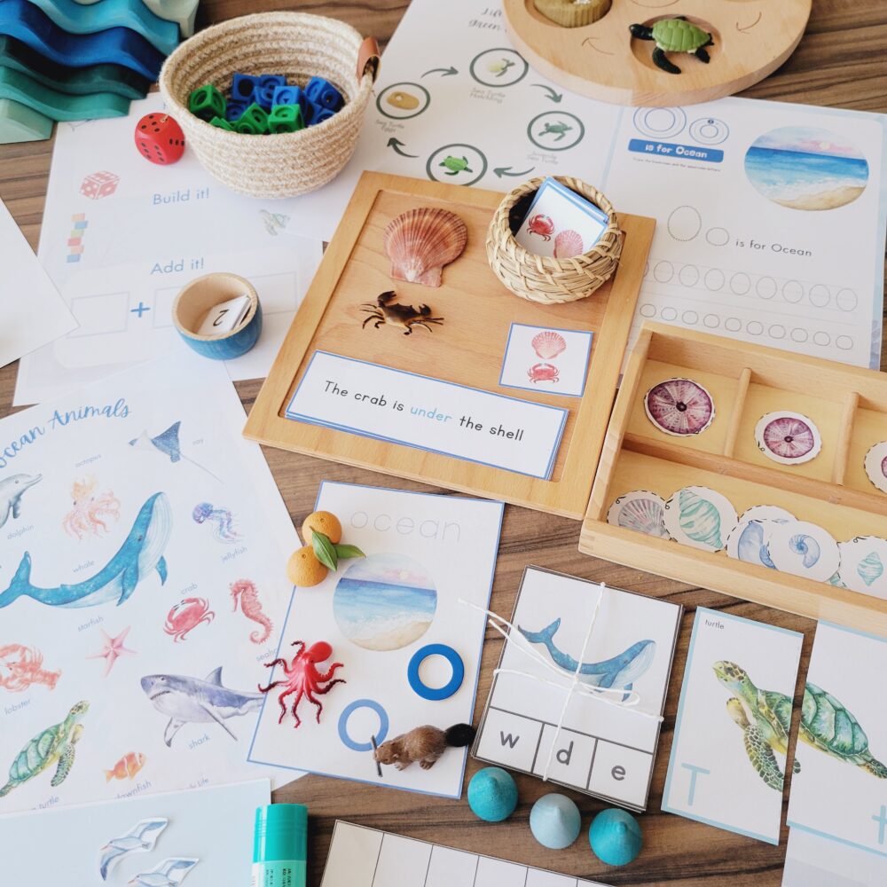 O is for Ocean 50-page Learning Pack Sample - Image 10