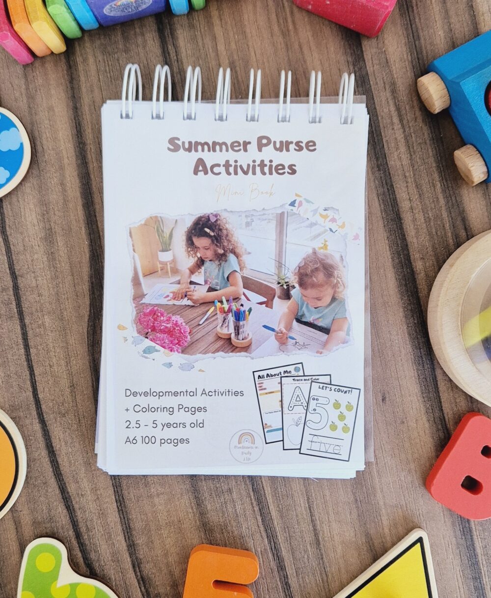 Summer Purse Activity Book - 155 pages 2.5-6 years old