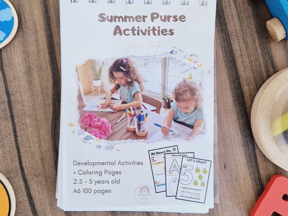 Summer Purse Activity Book - 155 pages 2.5-6 years old