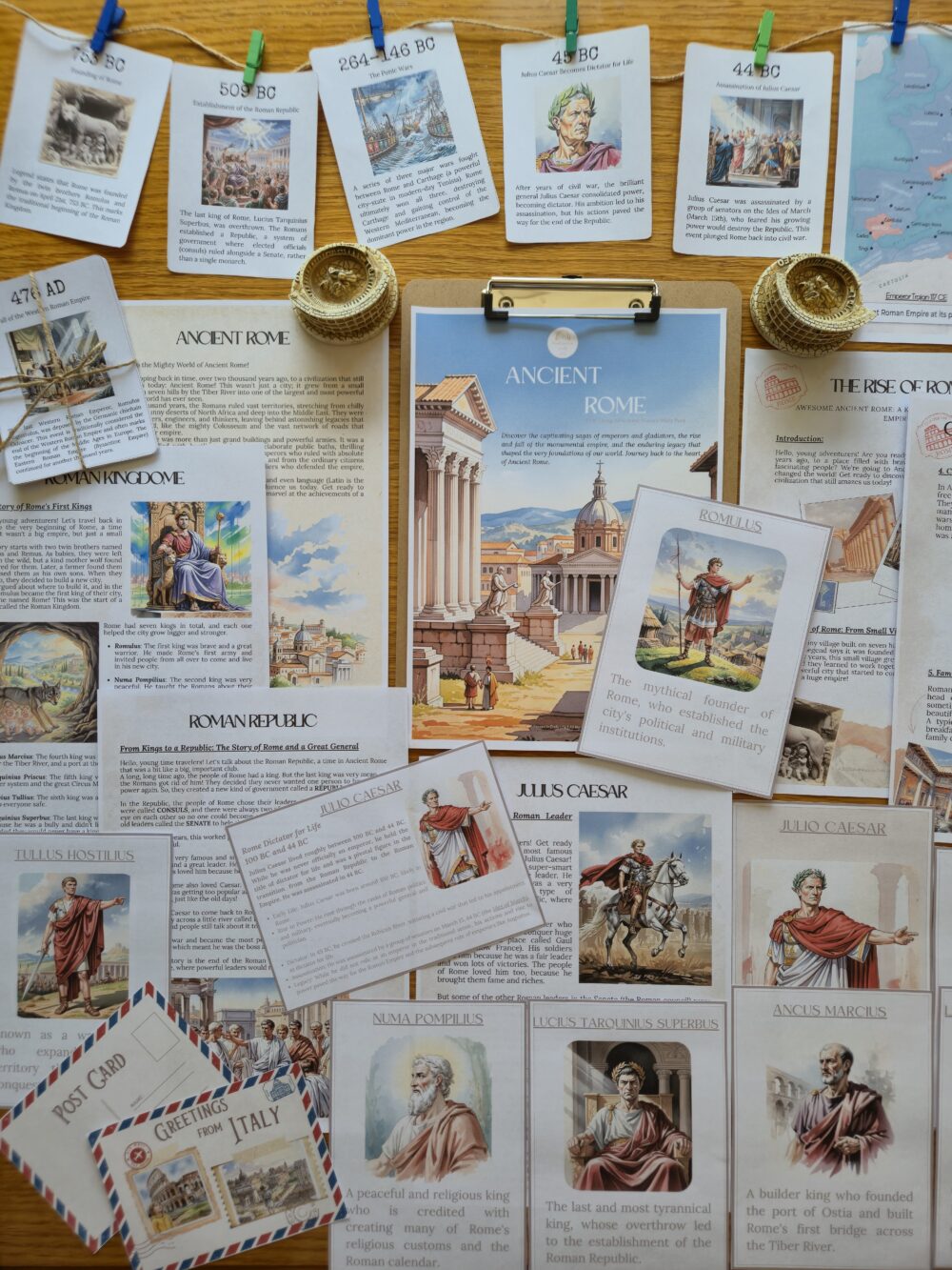 Ancient Rome First Young Adventurer History Study Pack 5 - 12 years