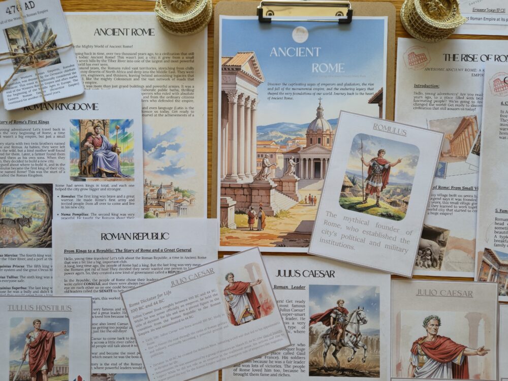 Ancient Rome First Young Adventurer History Study Pack 5 - 12 years