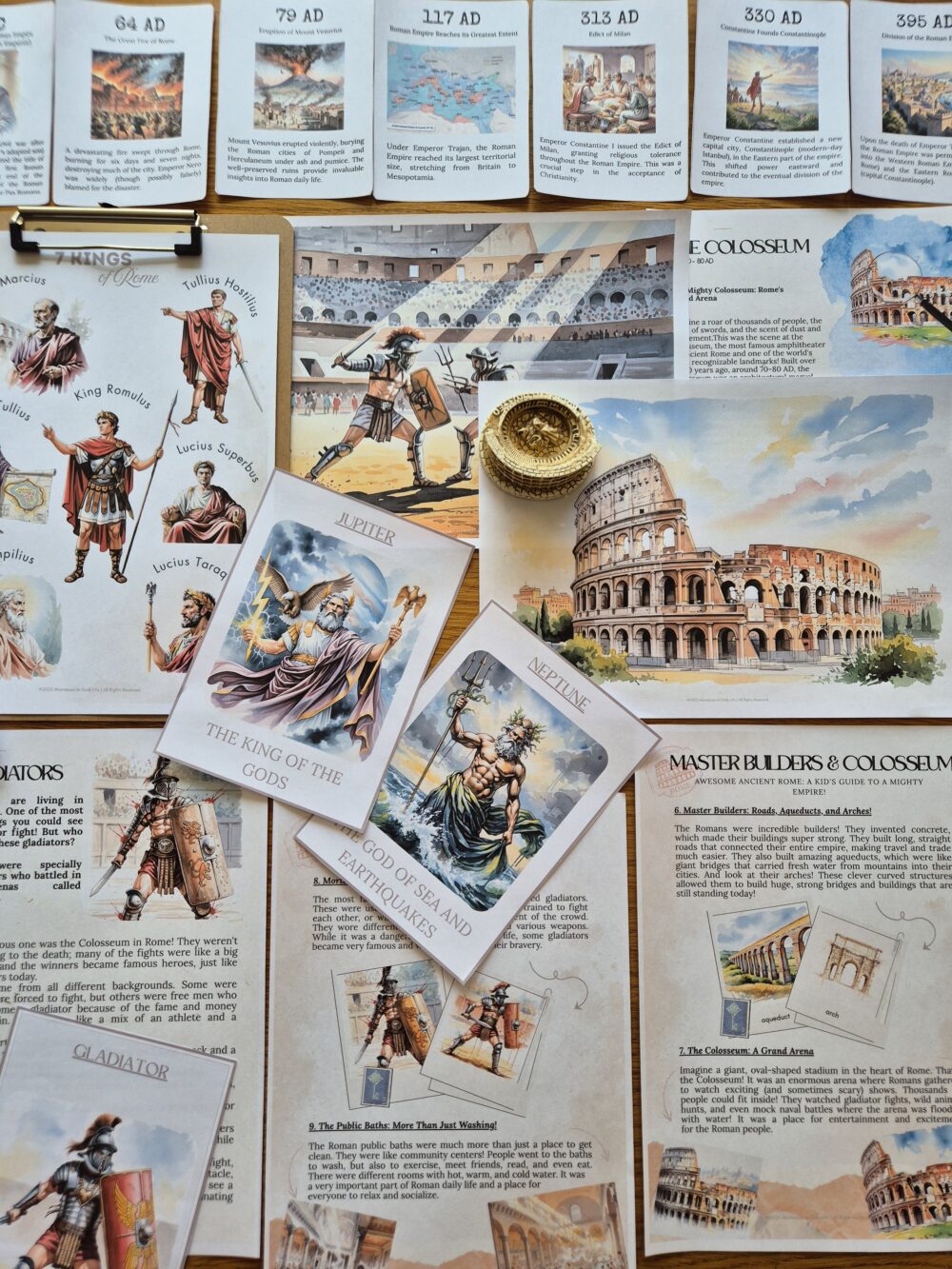 Ancient Rome First Young Adventurer History Study Pack 5 - 12 years - Image 2