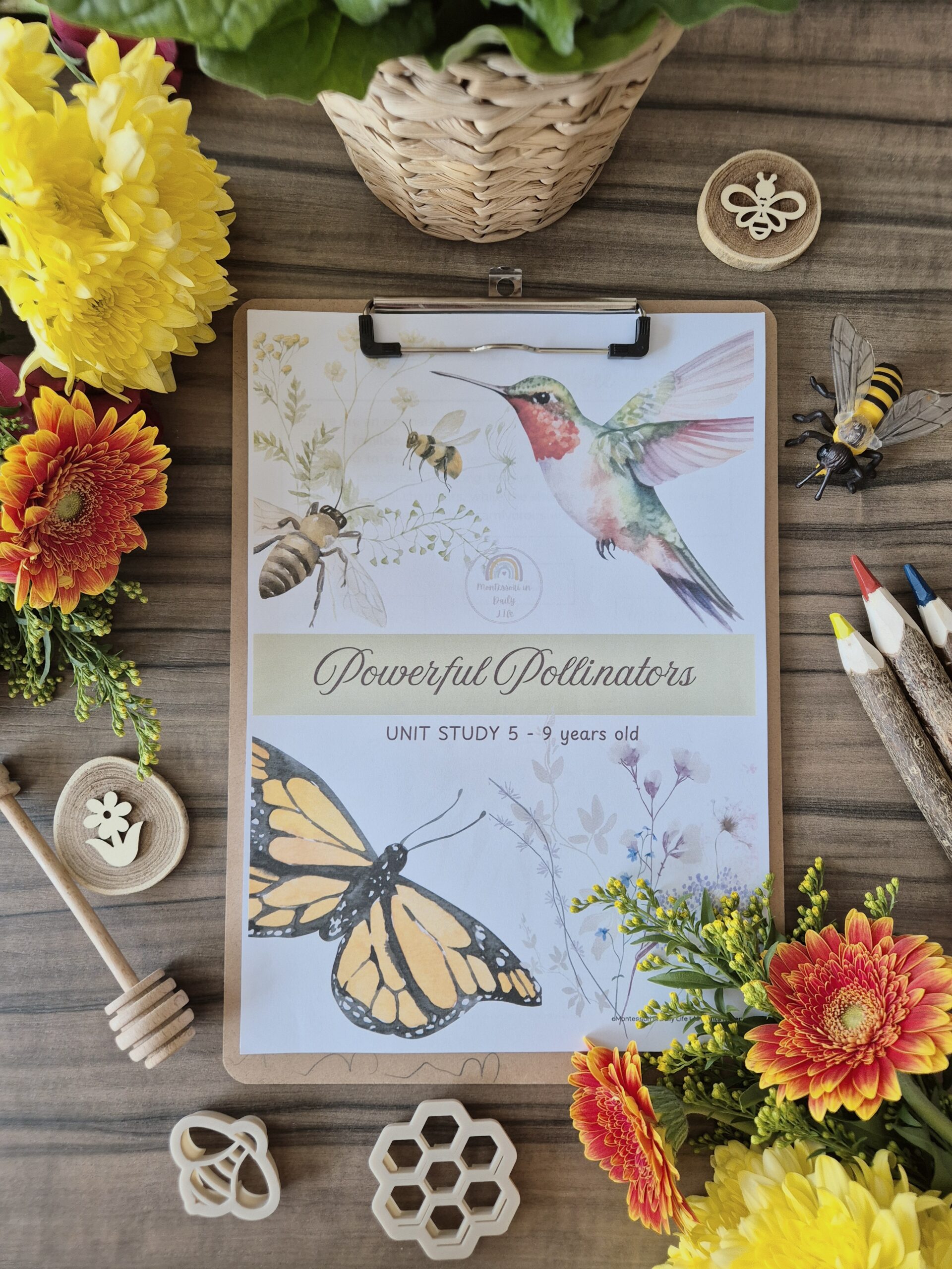 Powerful Pollinators Unit Study 3 - 9 years old