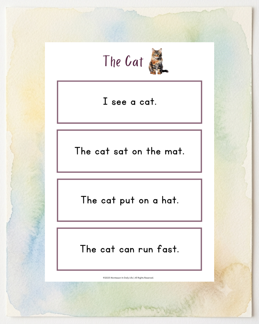 Simple Sentences - CVC Words Matching Activity Pack - Image 4