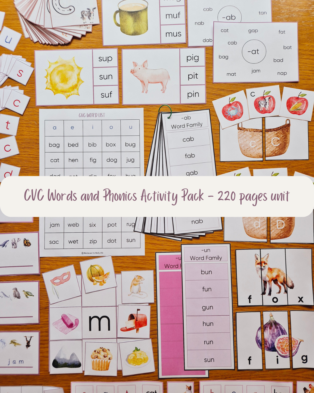 Free CVC Words Activity Sampler (20-Page Printable Pack) - Image 5