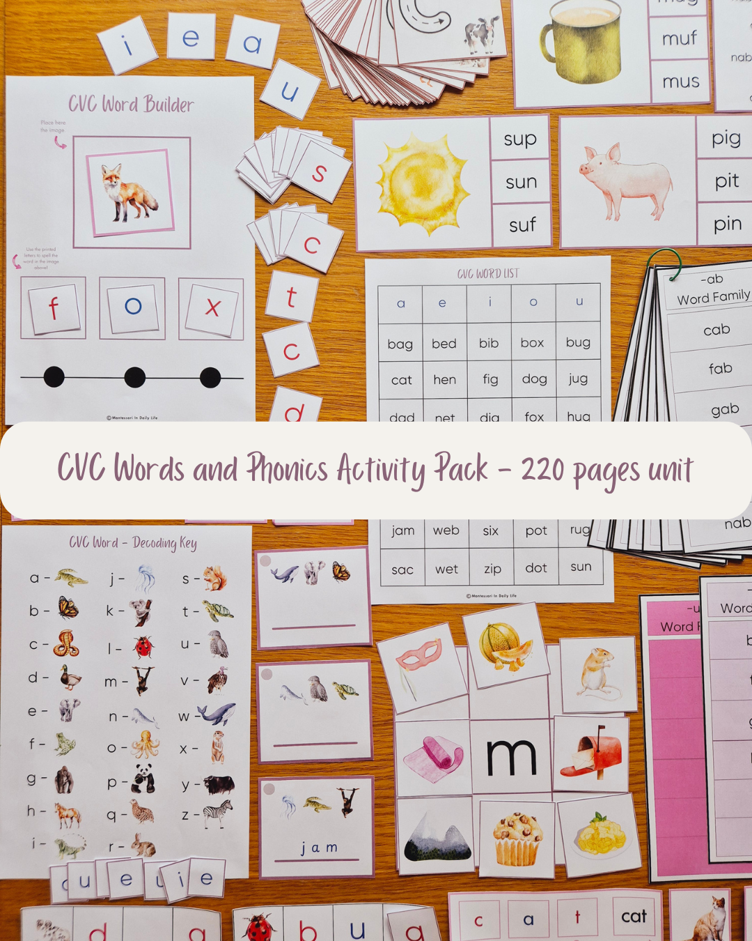 Free CVC Words Activity Sampler (20-Page Printable Pack) - Image 6